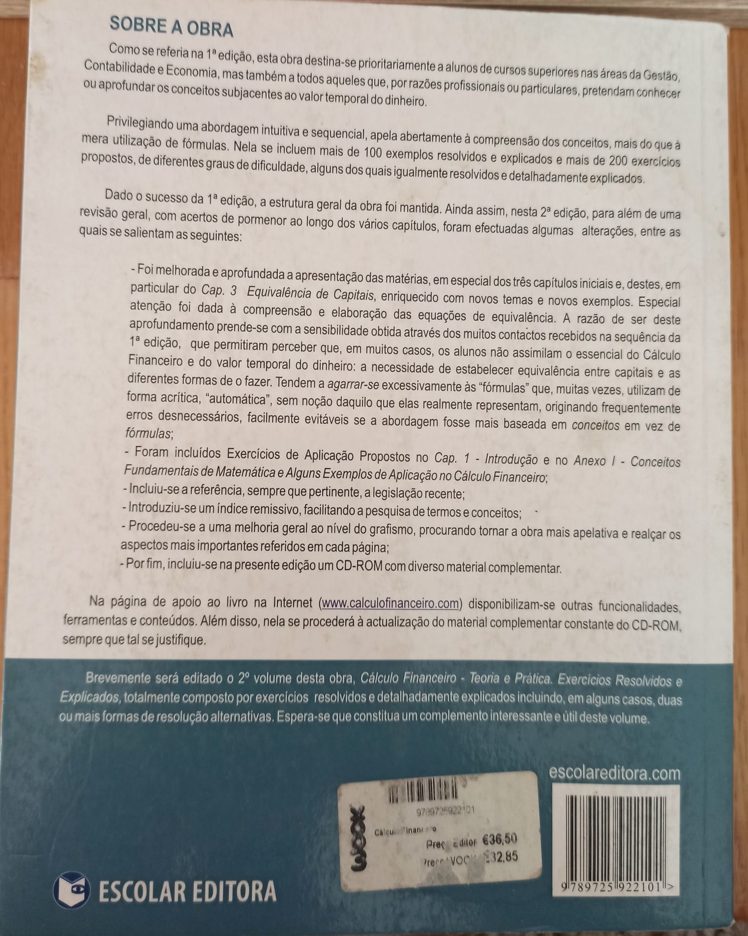 Livro Cálculo Financeiro
Teoria e prática (6ª Edição)
de Rogério Matia