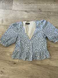 Блуза Zara в квітковий принт