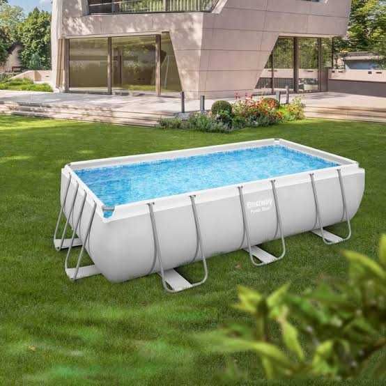 Basen Bestway- jak Nowy, Cały osprzęt, pompa, przewody, filtry, siatki