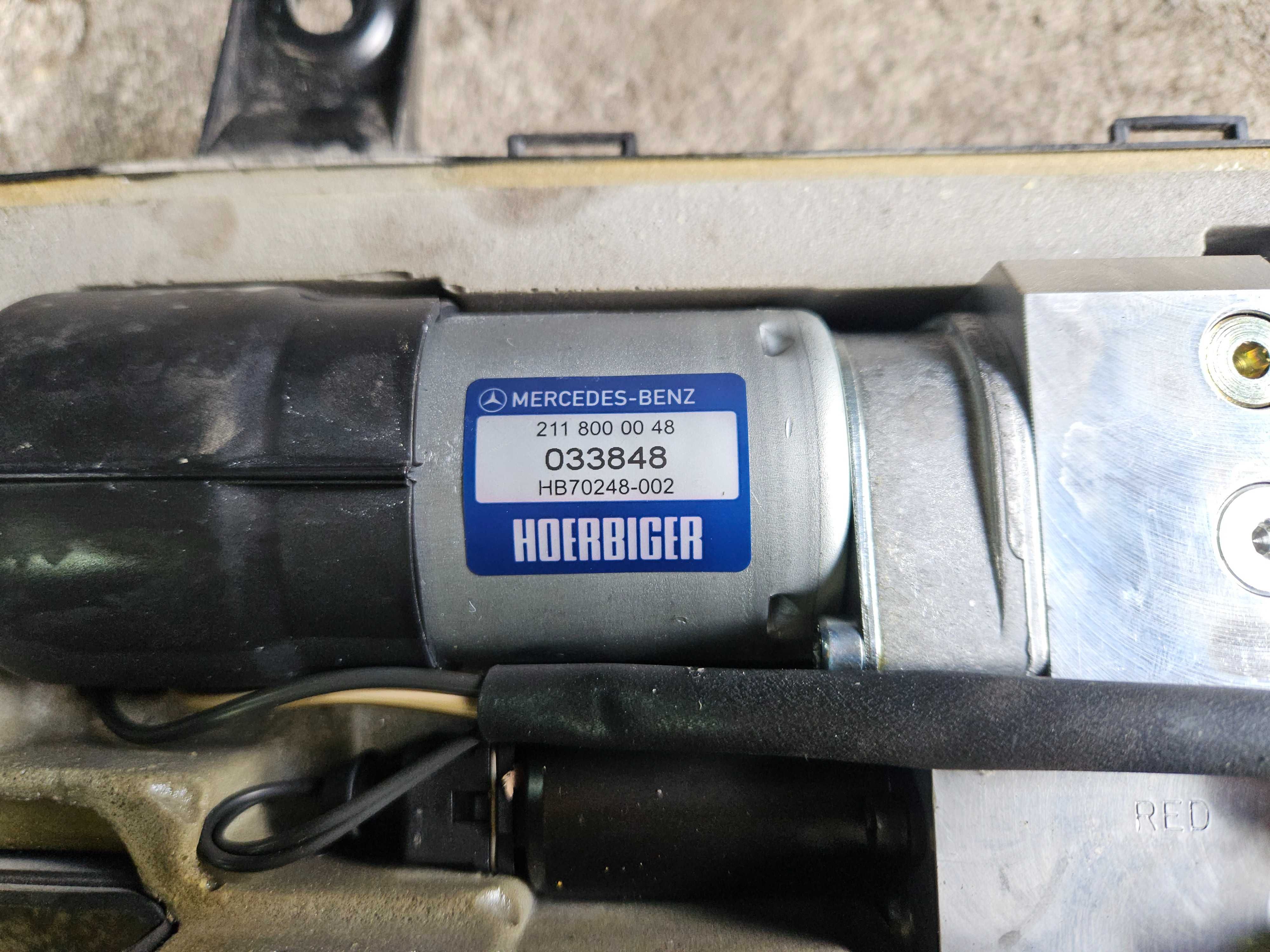 Mercedes w211 kombi hydraulika klapy pompa siłownik wiązka moduł