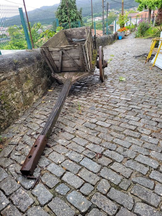 Carroça de bois antiga⁸