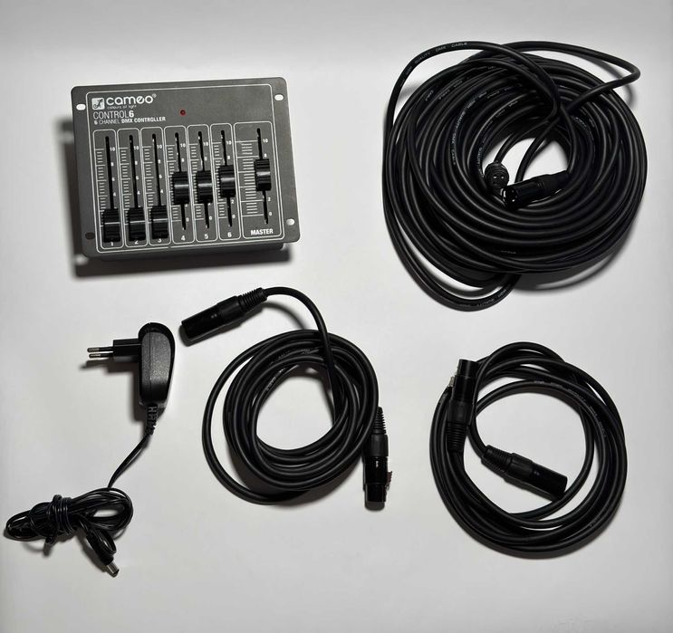 DMX Cameo Control 6 + 3 Kable DMX