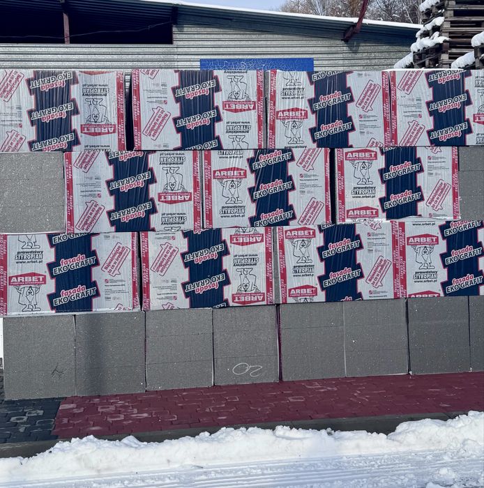 styropian grafit fasadowy 0,033 Arbet 190 zł/m3 dostępny grubość 20