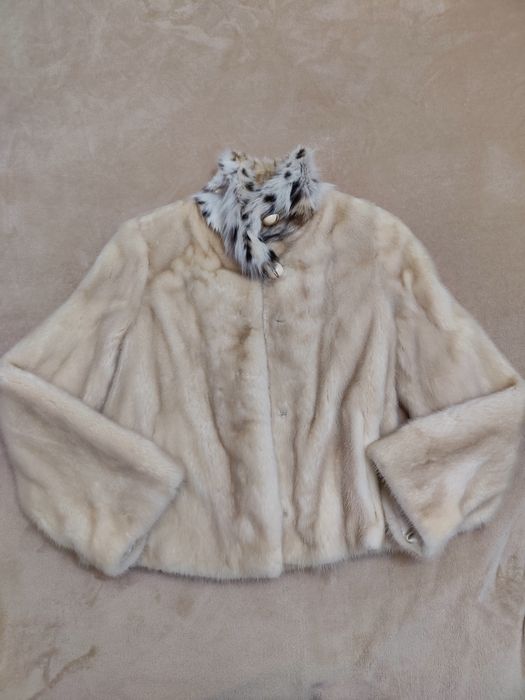 Норковий полушубок, шуба натуральна xs-s