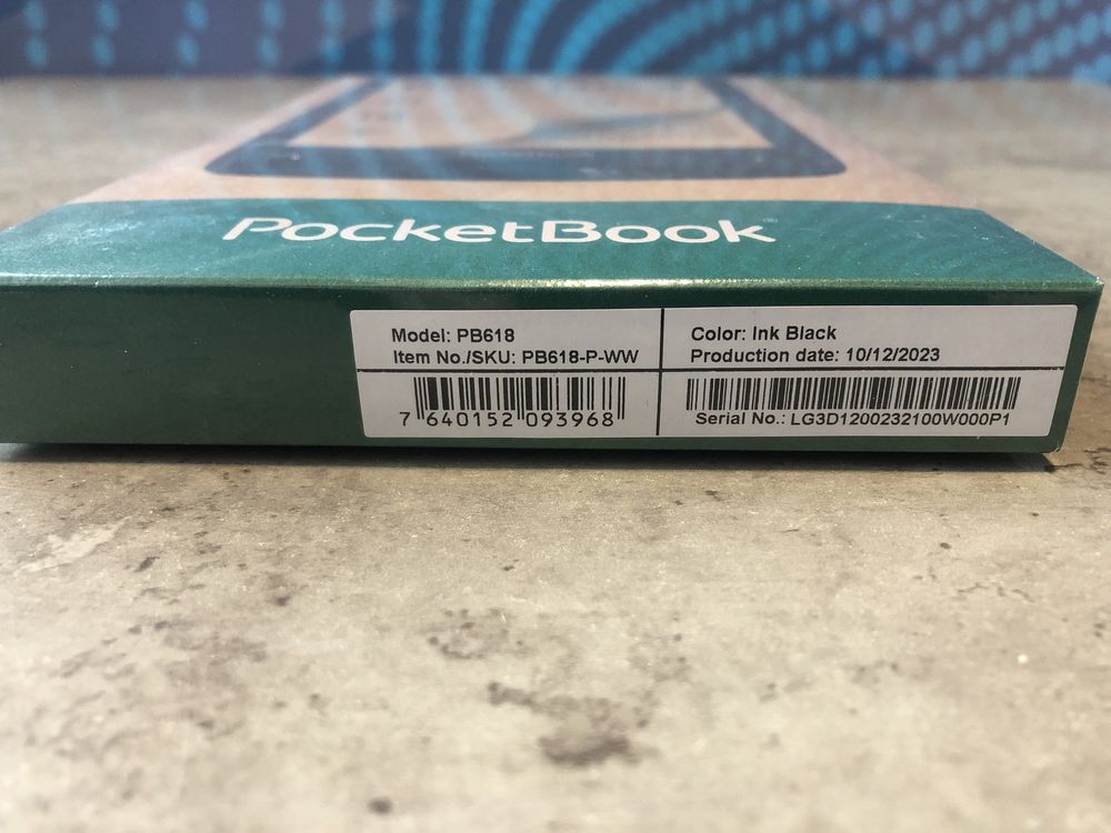 Електронна книга PocketBook Basic Lux 4 Black • Нова!