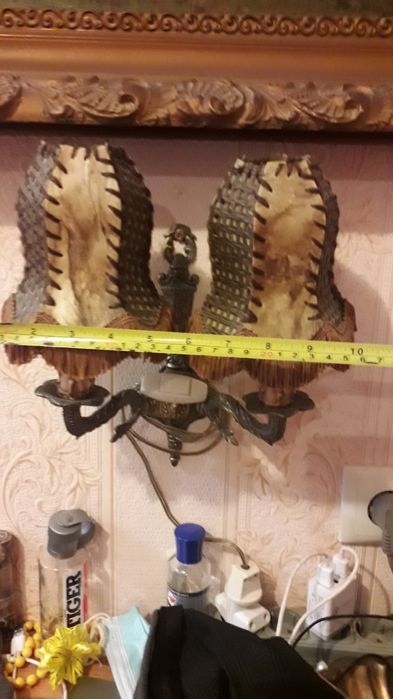 Світильник шкіряний