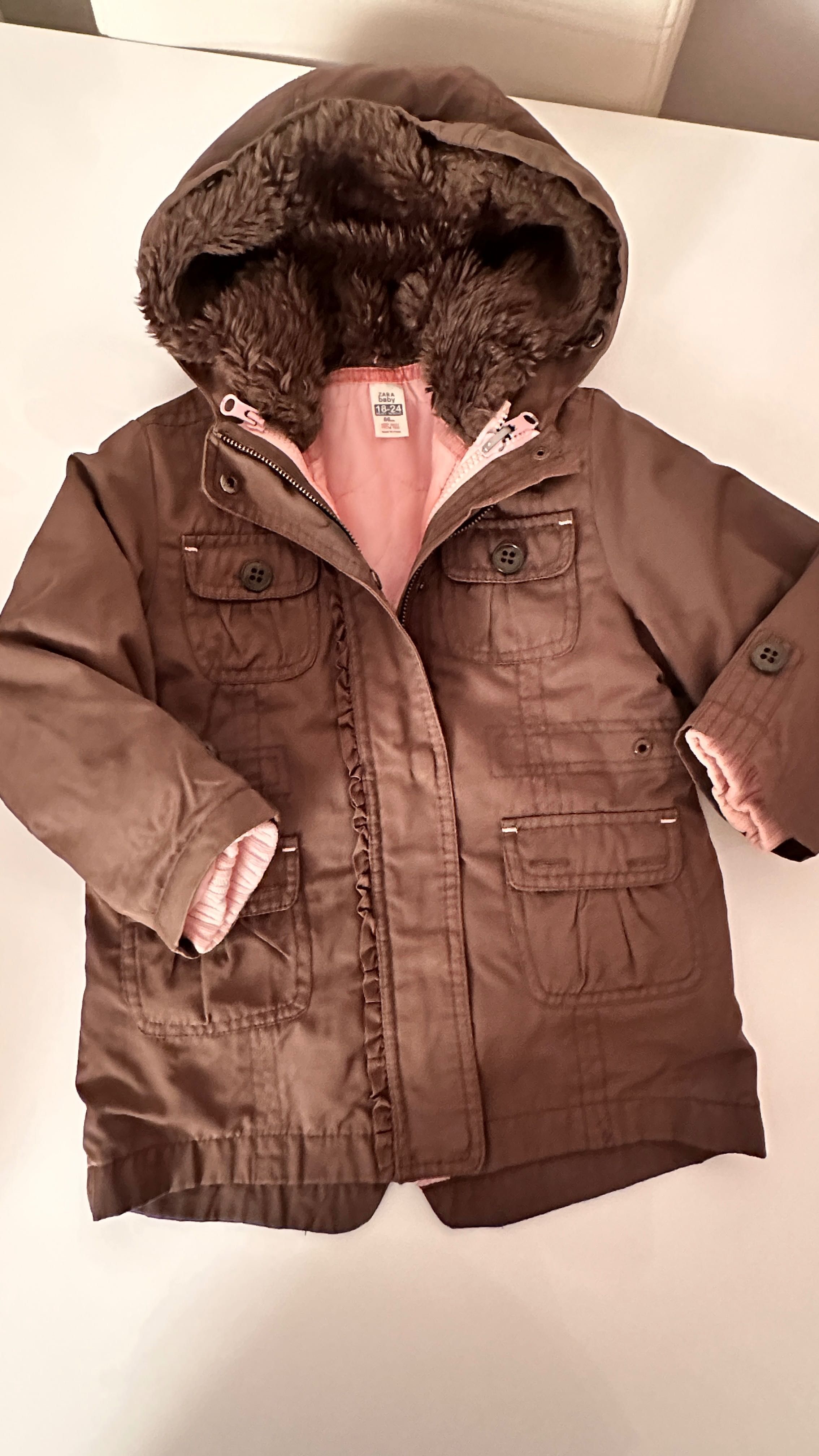 Дитяча зимово-осіння куртка Zara, 18-24міс.