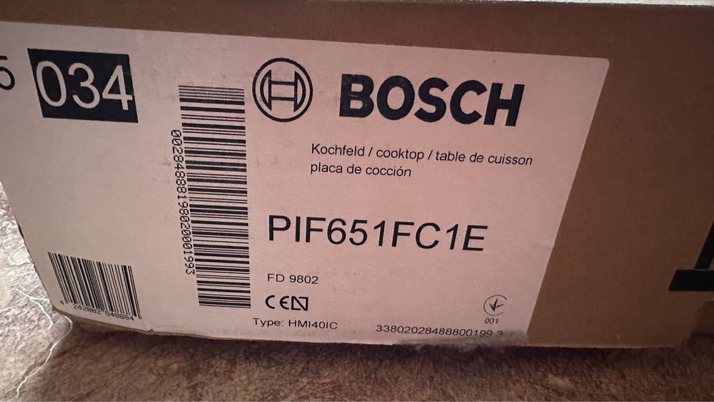 Варочная поверхность Bosch pif651fc1e/03