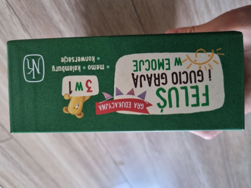 Feluś I Gucio grają w emocje gra planszowa
