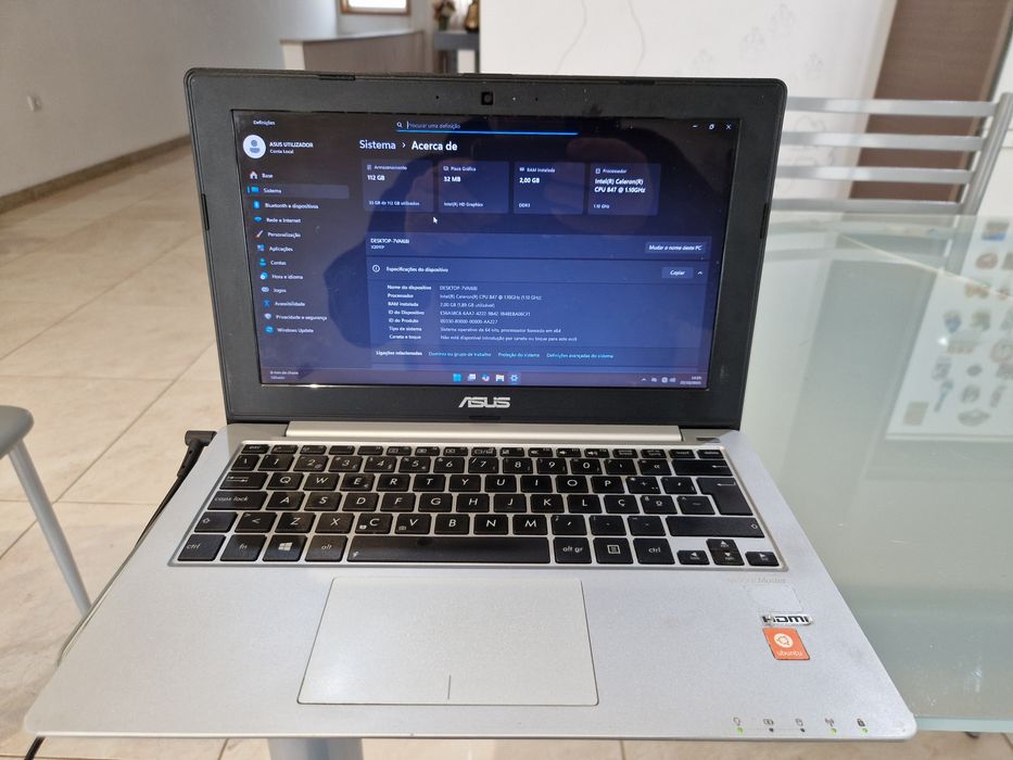 Portatil Asus X 201e