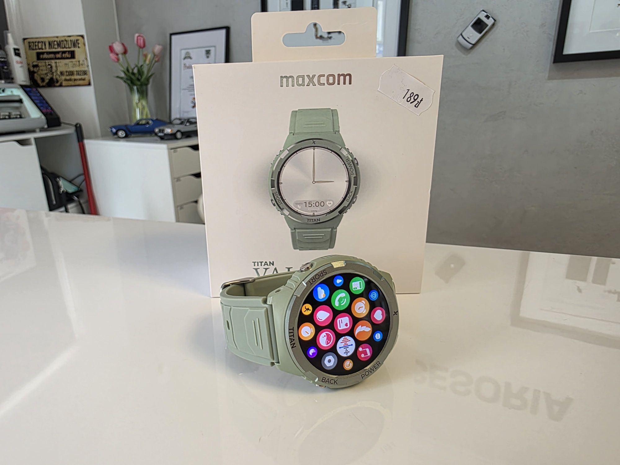 Smartwatch Maxcom Titan Valkiria Android/iOS.
