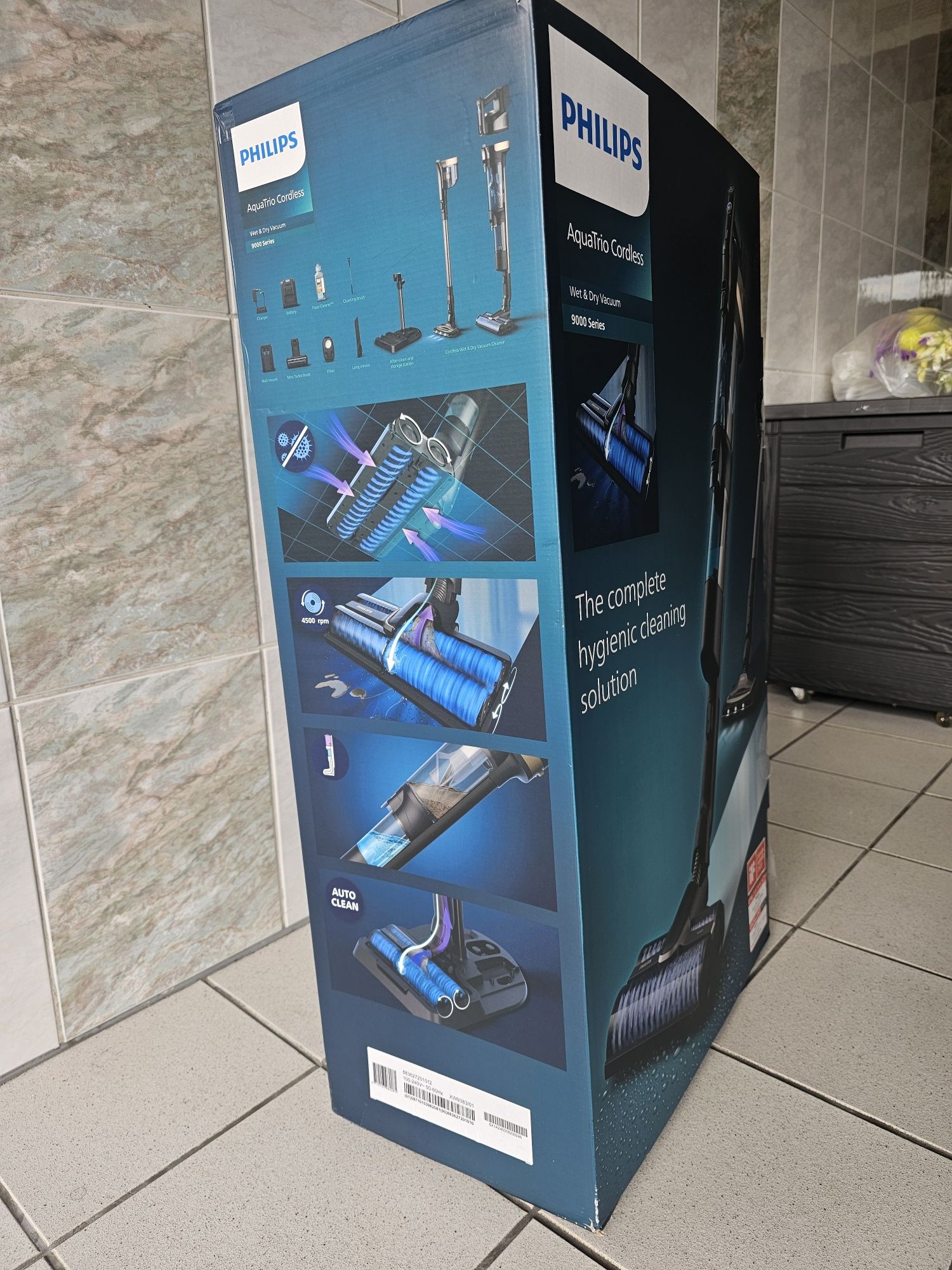 Bezprzewodowy odkurzacz Philips AQUA TRIO 9000 3w1+ gratis