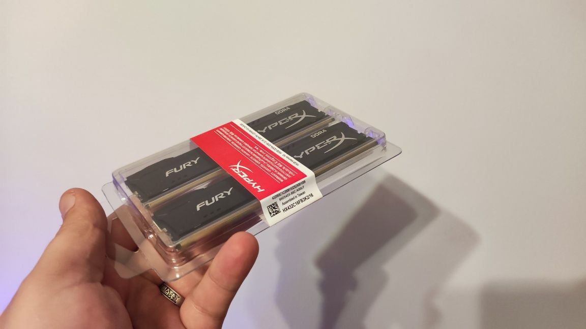 Нова Оперативна пам'ять HyperX Fury DDR4 8x2 (16gb) 3200MHZ 16x2(32gb)