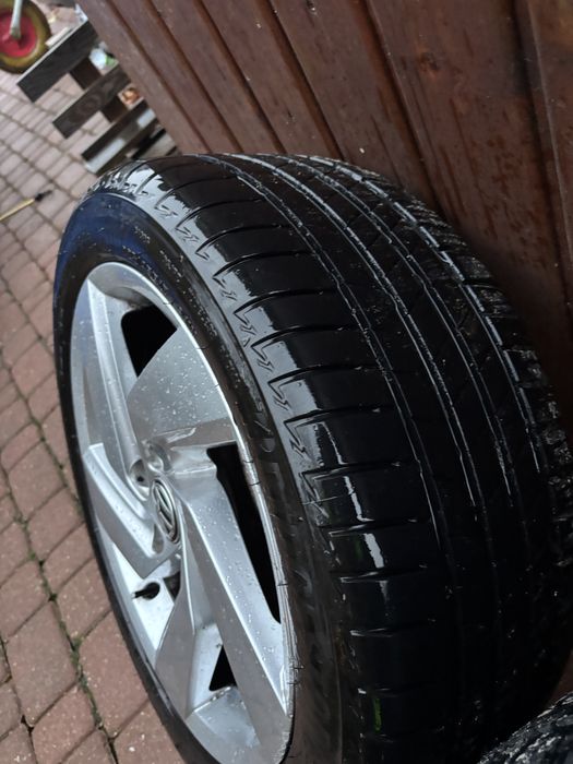 Koła letnie felgi 17 cali 17 5x112 Golf VW 8 gtd gti oryginał