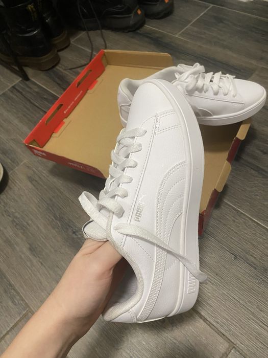 Кеди PUMA. Нові, ніразу не взувані. Гарні, охайні, білі кеди.