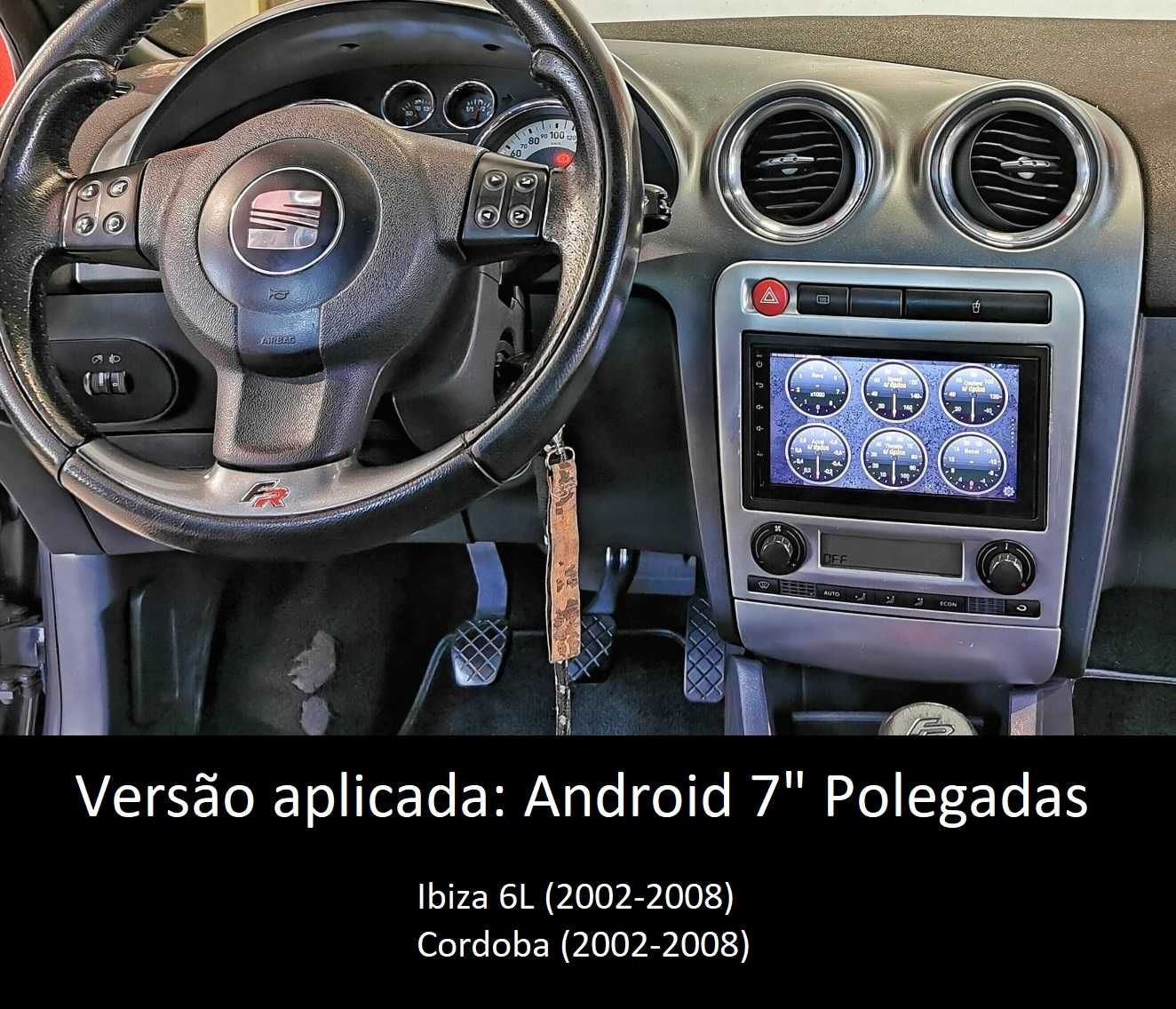 Rádio 2DIN • SEAT • Ibiza 6L • Arosa • Alhambra • Córdoba • Android