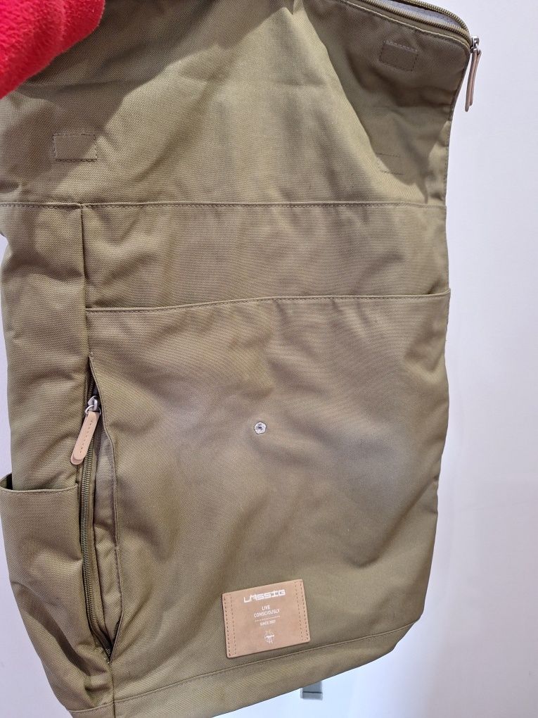 LÄSSIG Plecak Rolltop Backpack olive