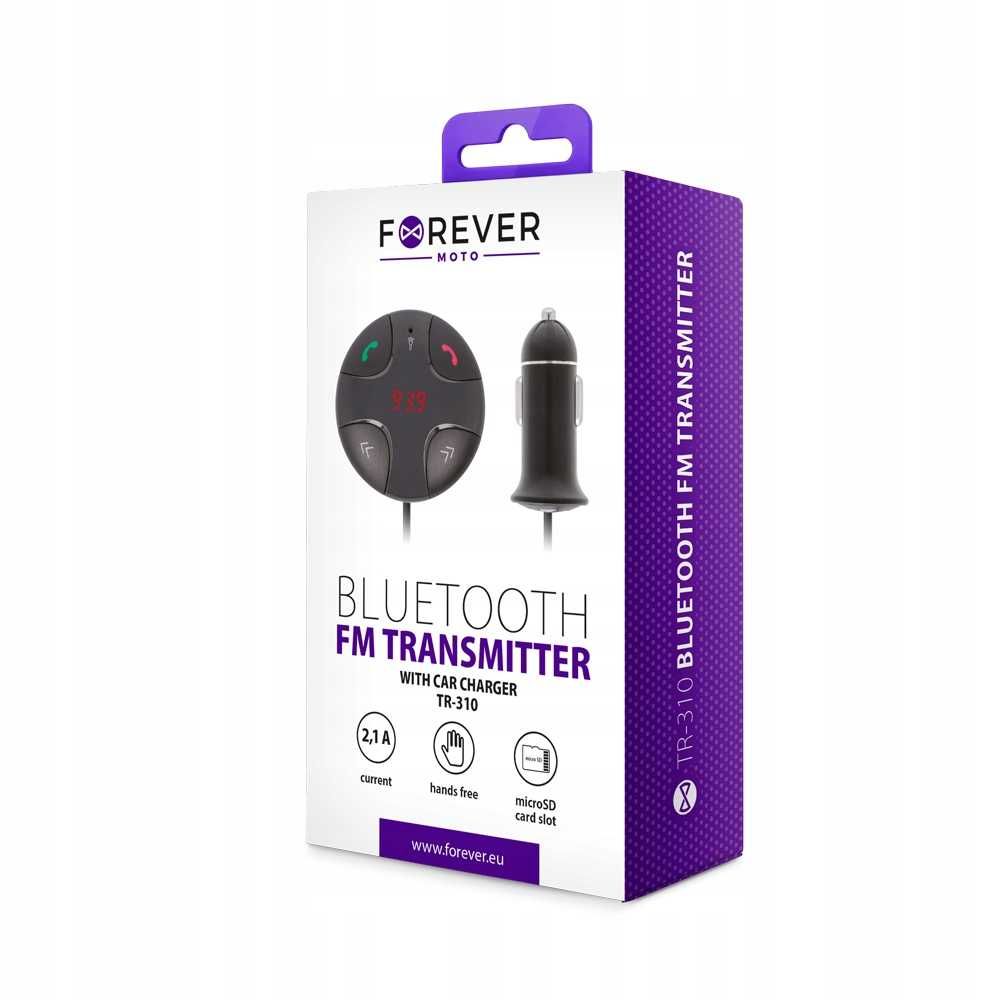 Transmiter FM Bluetooth MP3 + Zestaw głośnomówiący Forever TR-310