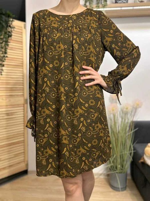 Wzorzysta sukienka Marks & Spencer rozmiar 44