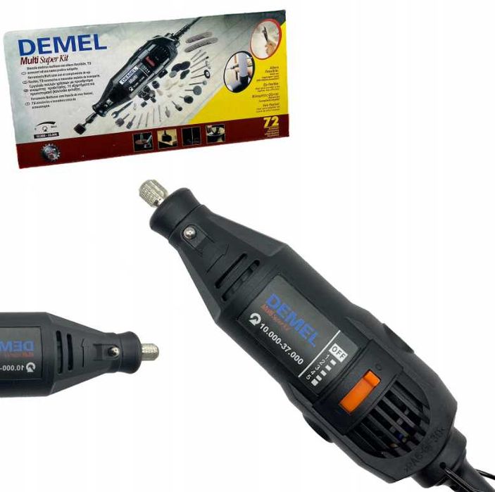 Mini szlifierka wysokoobrotowa typu Dremel 125W + akcesoria