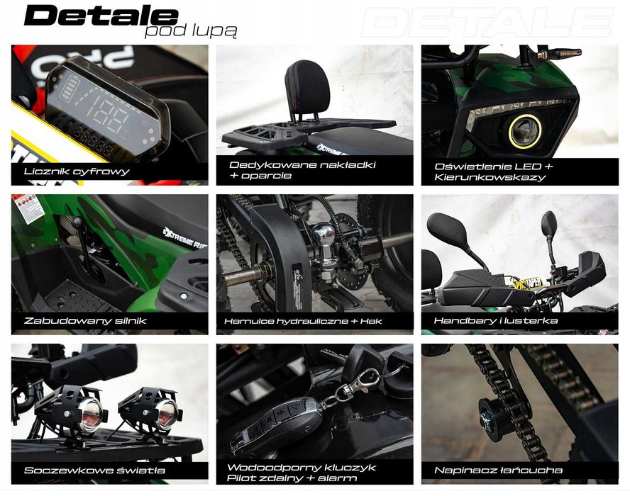 Quad XTR 125 cc Full opcja raty Białobrzegi Fireshot spalinowy dostawa