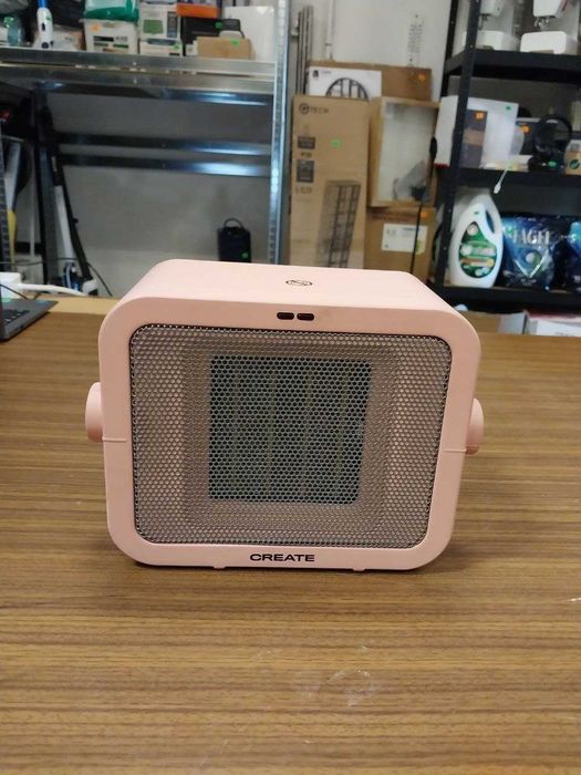 CREATE WARM BOX grzejnik ceramiczny, pastelowy różowy 1500 W