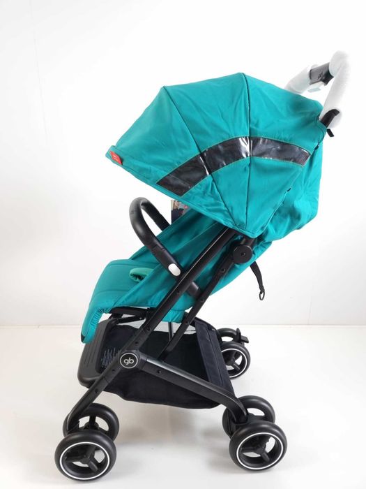 NOWY Wózek GB Qbit+ Plus All-Terrain spacerówka do 22 kg Laguna Blue