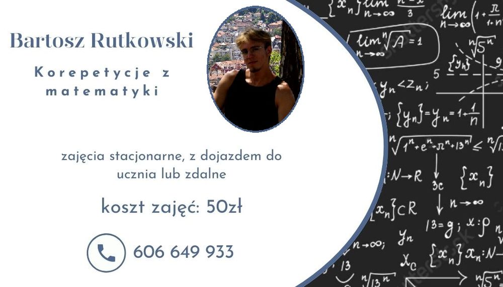 Korepetycje z matematyki z dojazdem lub online