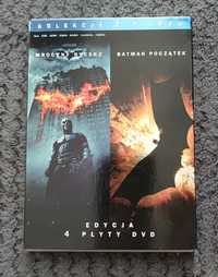 Kolekcja 2 filmów Batman: Mroczny Rycerz i Początek (4 DVD)