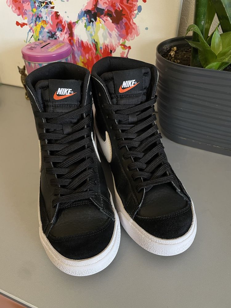 Nike Balzer 77 mid женские кроссовки-кеды 36.5-37 размер кожаные