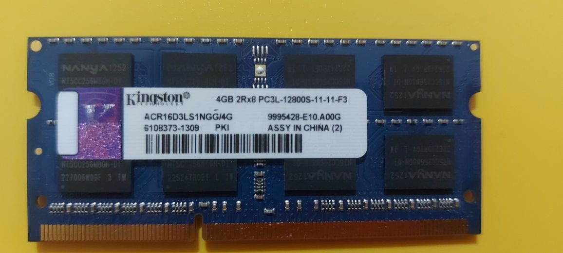 Memória DDR3 PC12800 - 4GB