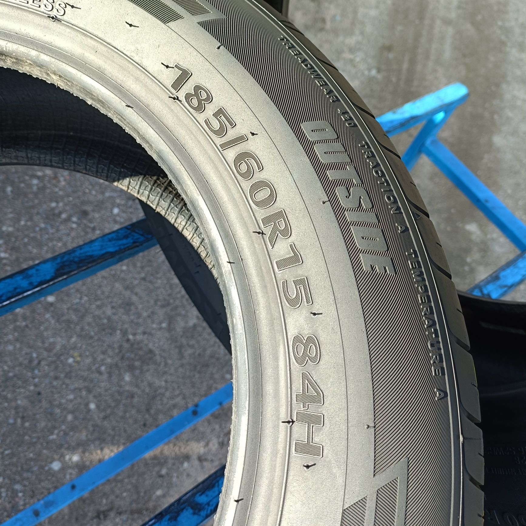 185/60r15 Kumho EcoWing ES01 z 2022r 7.4mm DEMO jak nowe