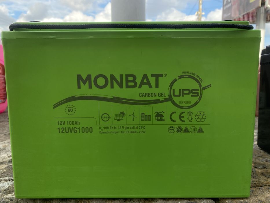 Аккумулятор Monbat 12UVG1000 12v 100Ah carbon gel
