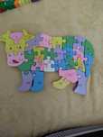 Puzzle drewniane: cyfry plus alfabet