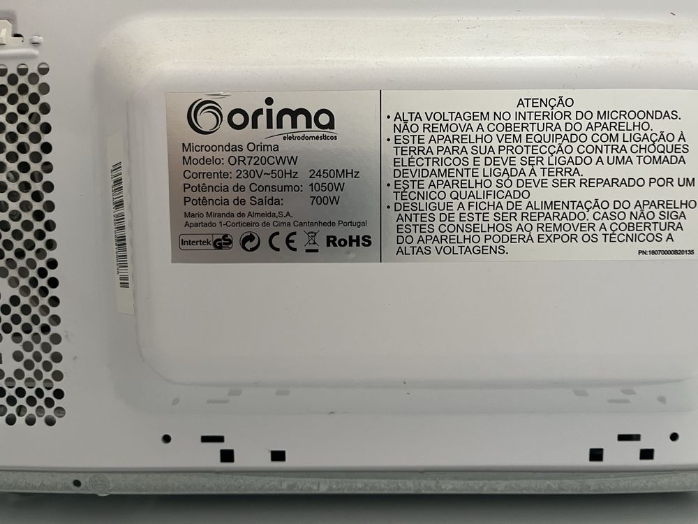 Micro-ondas Orima OR720CWW