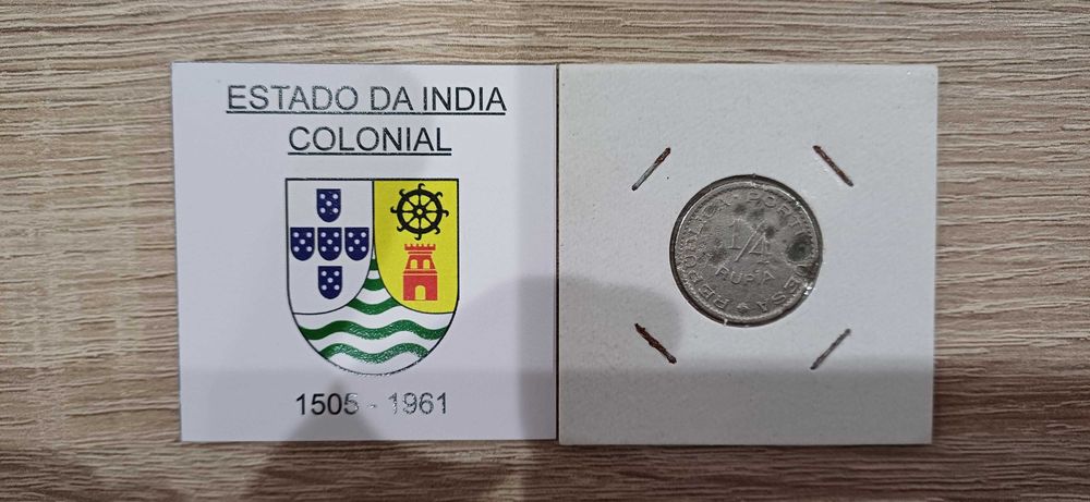 India - 1/4 Rupia - 1952