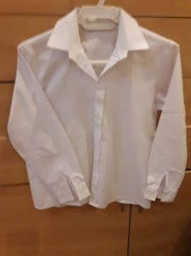 Рубашка белая школьная на 1 класс