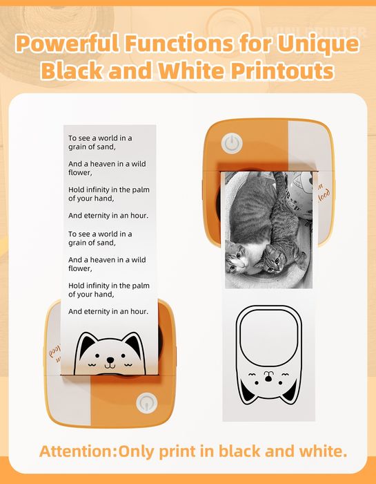 Термопринтер друк фото, наклейок