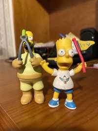 Figure Bart Simpson and Homer Simpson