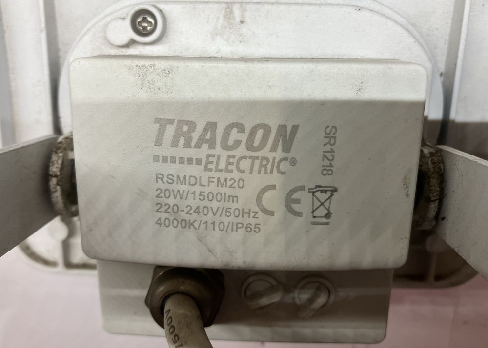 Halogen LED, biały 20w czujka światla