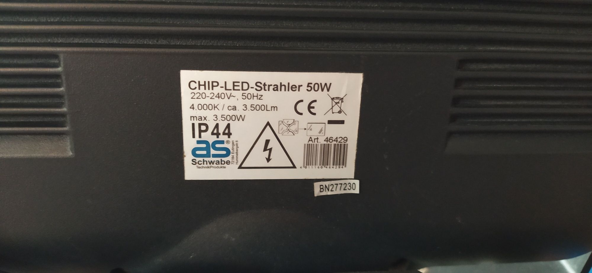 Lampa halogen roboczy AS Schwalbe 3500Lm
