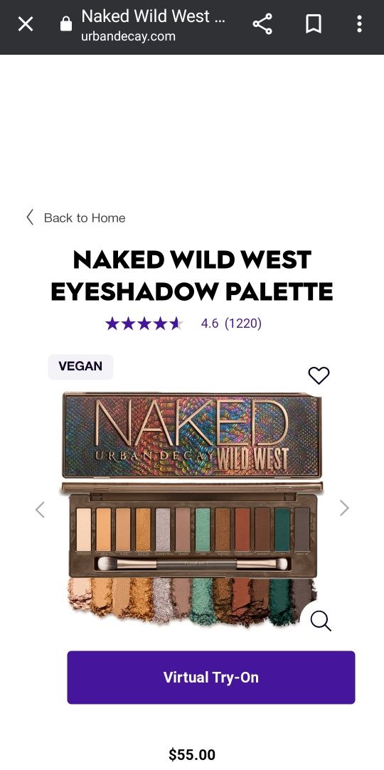 Urban decay NAKED wild west