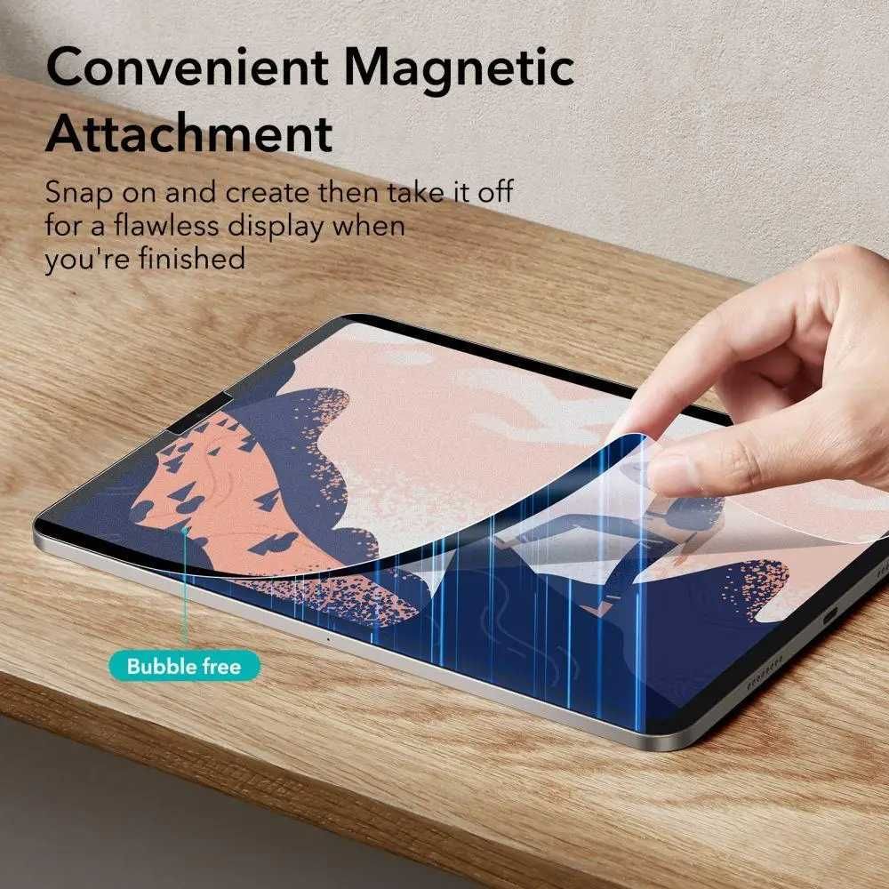 Защитная магнитная плёнка ESR Paper-Feel Magnetic Matte для  iPad Pro