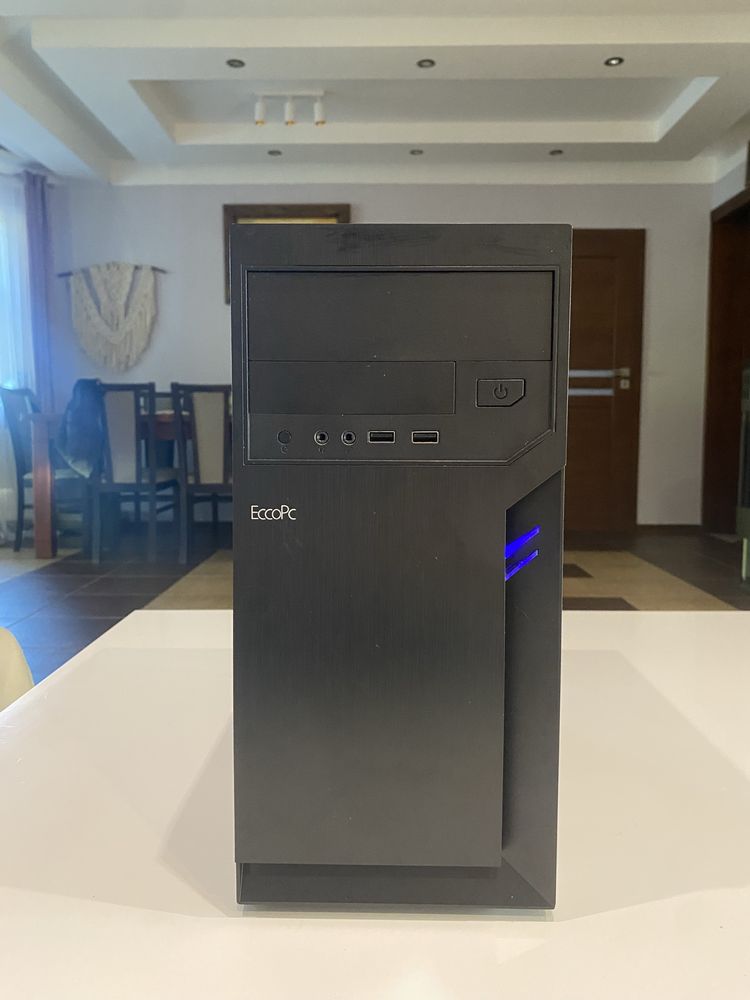 Komputer PC do gier do pracy gtx 1650 i3 512gb SSD Kingston Asrock RGB
