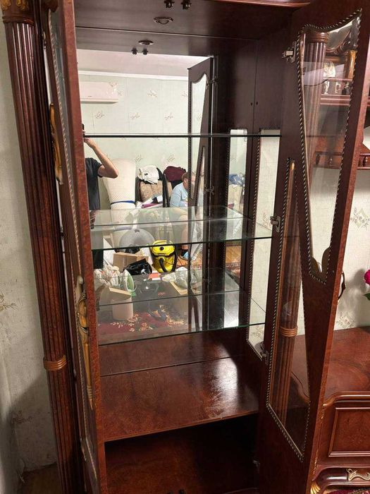 Стінка Шкаф Шафа у вітальню під телевізор з баром та підсвіткою