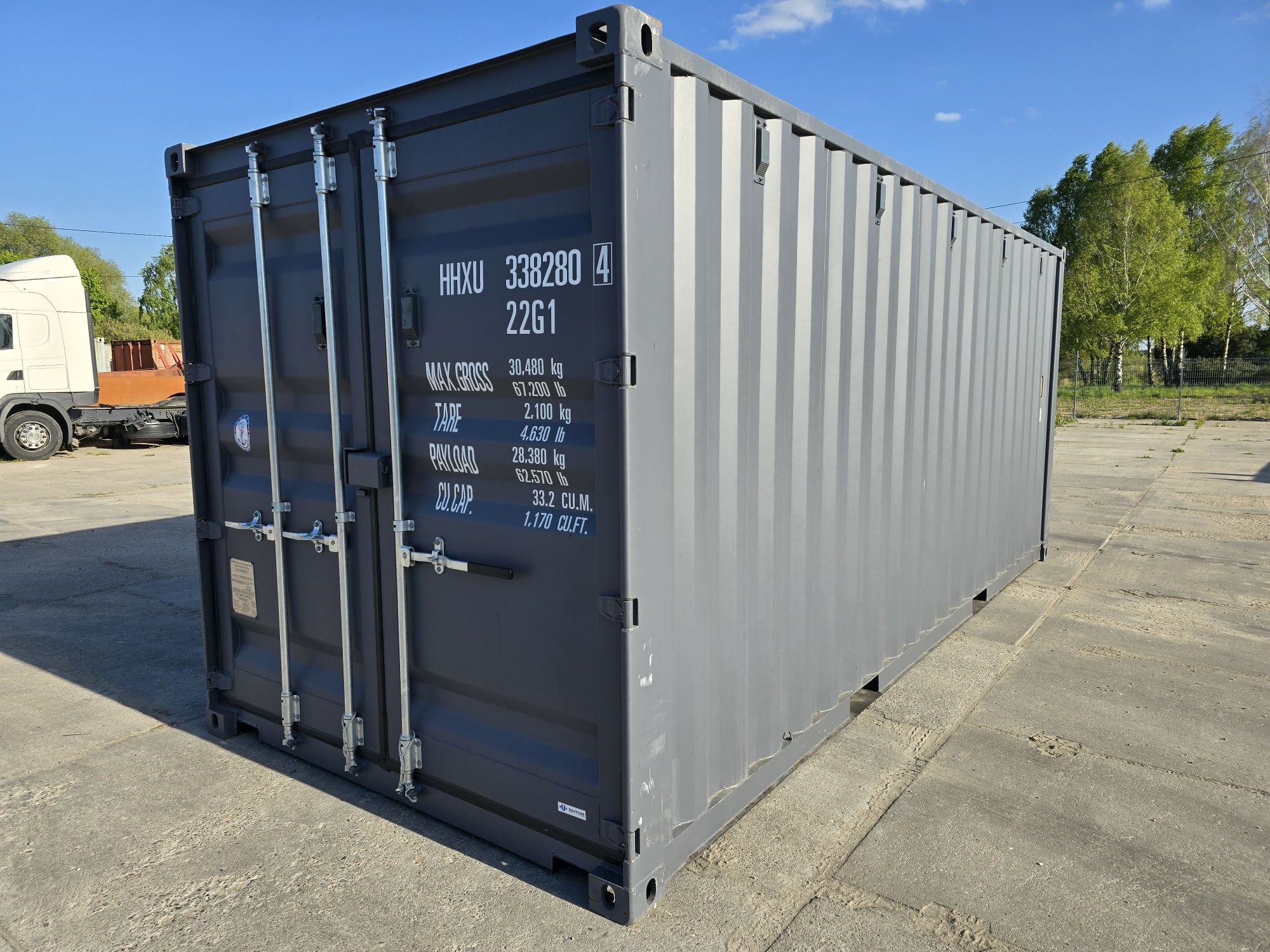 Nowy Kontener 20 DV One Way + Transport + Dźwig w cenie