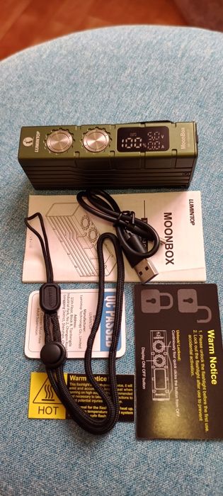 Тактичний ліхтар Moonbox від Lumintop на 12000 lumens