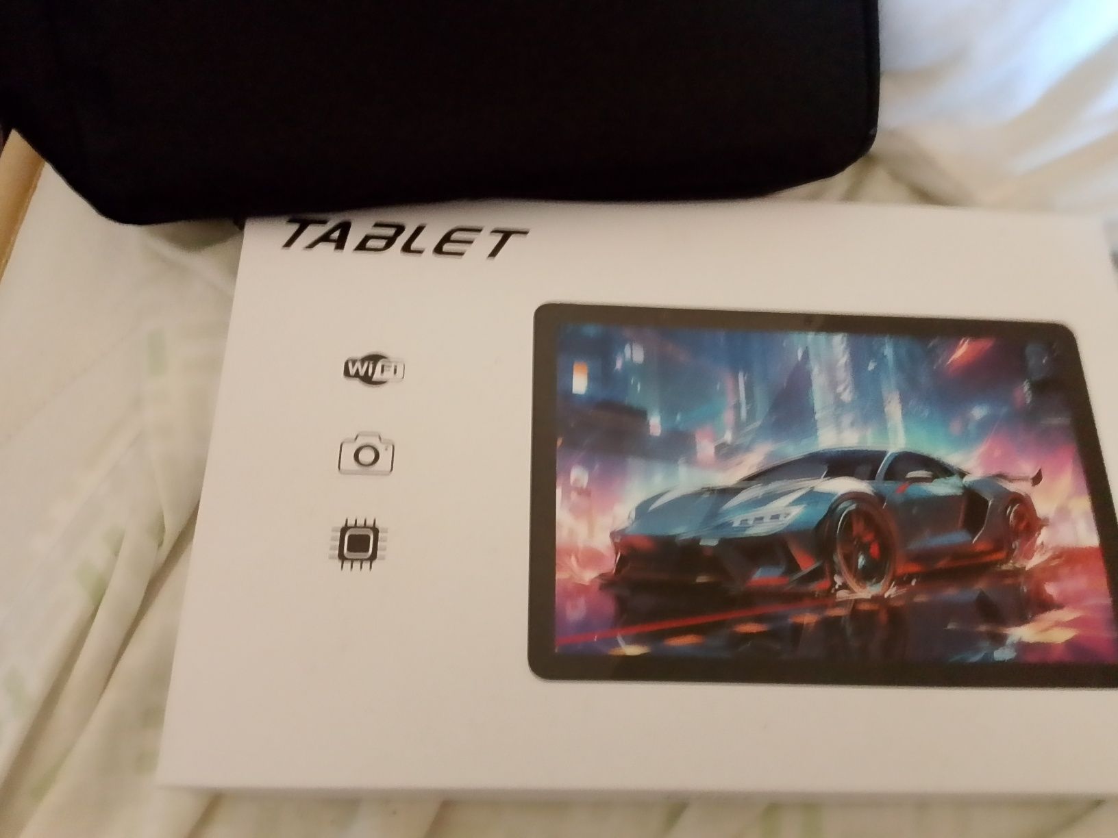 Tablet na caixa nova