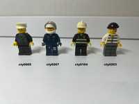 LEGO City figurki cty0005 + cty0267 + cty0164 + cty0203 - zestaw