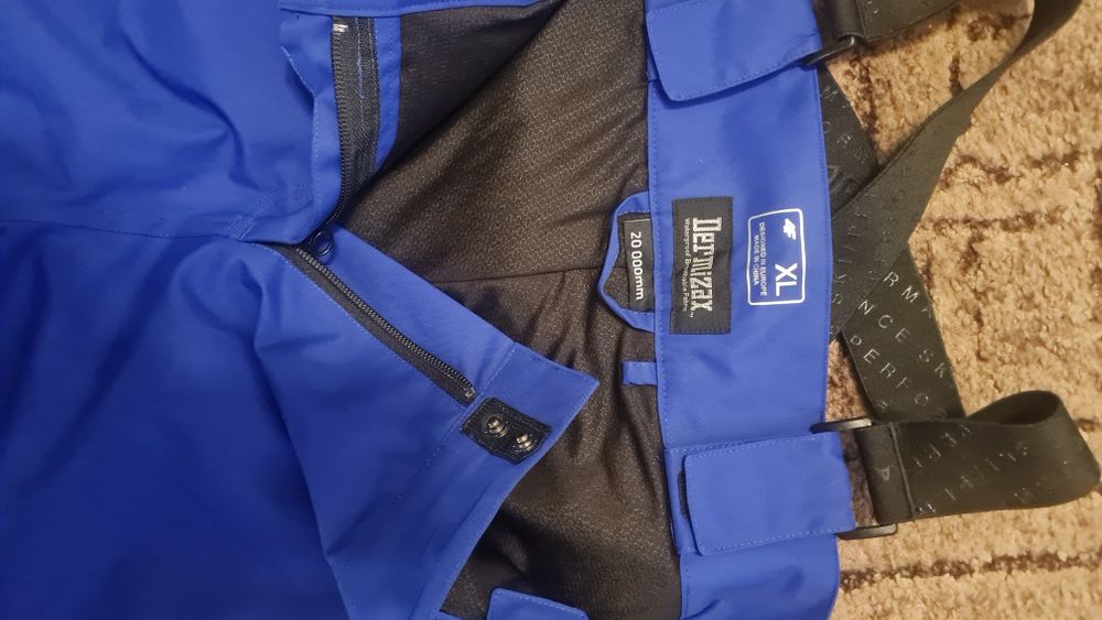 Kurtka i spodnie narciarskie damskie firmy 4f roz. L. Membrana 20 000